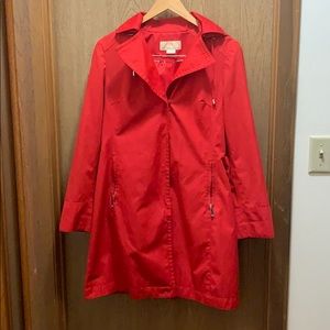 Red Michael Kors Trench